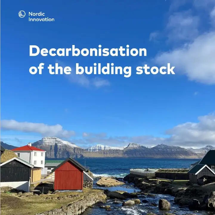 report frontpage: Decarbonisation of the building stock